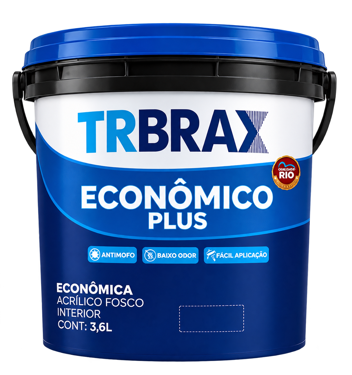 TRBRAX Tinta Acrílica Econômico Plus - Tintas Acrílicas